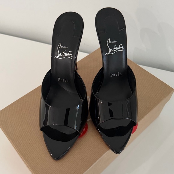 Christian Louboutin Black Patent Leather Miss Z - Picture 7 of 9